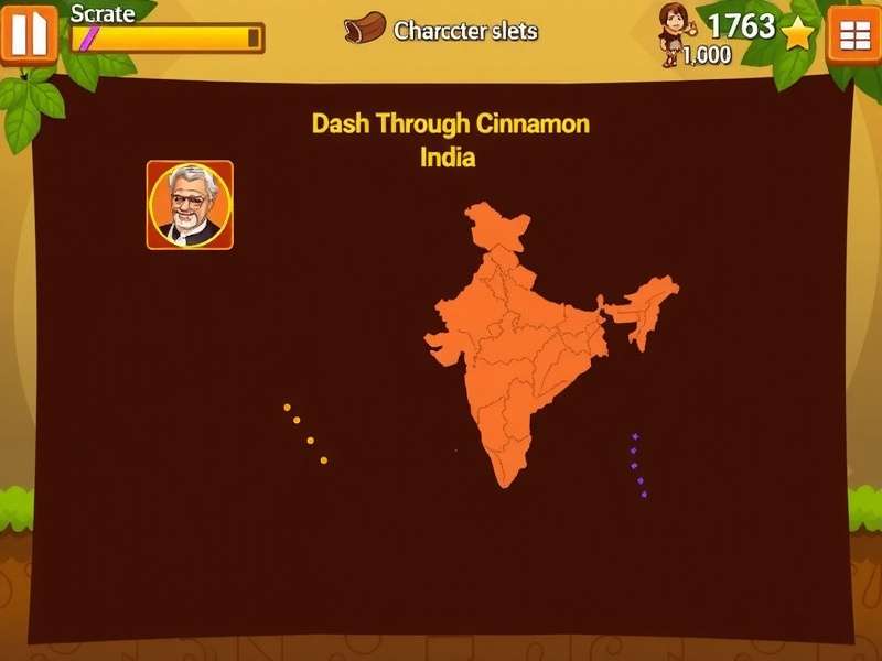 Dash Through Cinnamon gameplay screenshot